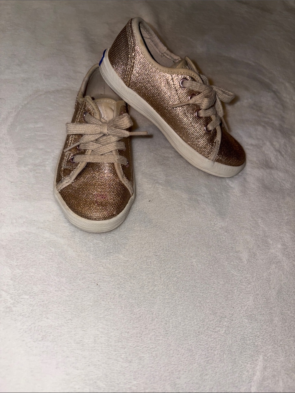 Keds Kickstart Core Jr Metallic Rose Gold Sneakers Gently Loved 8M